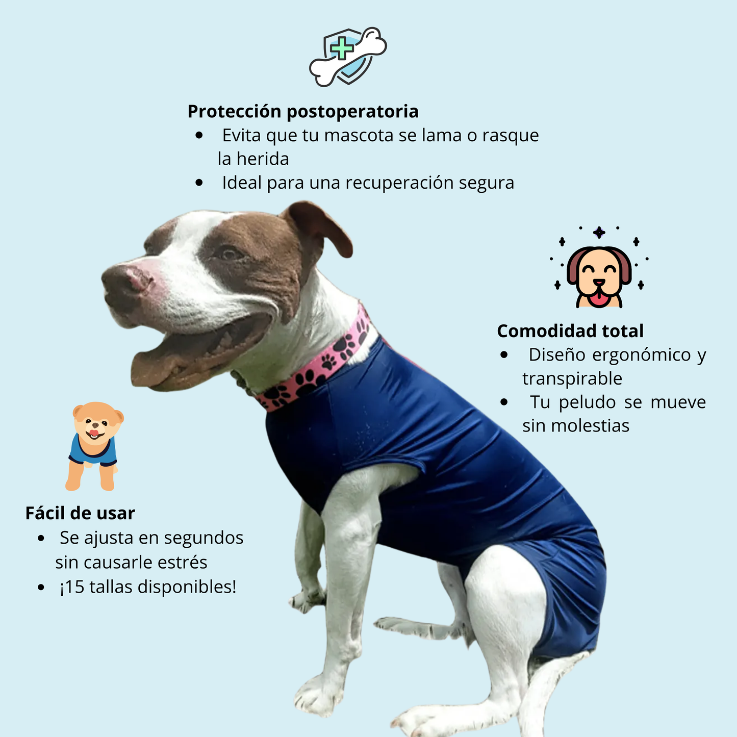 Faja Postquirúrgica Perros